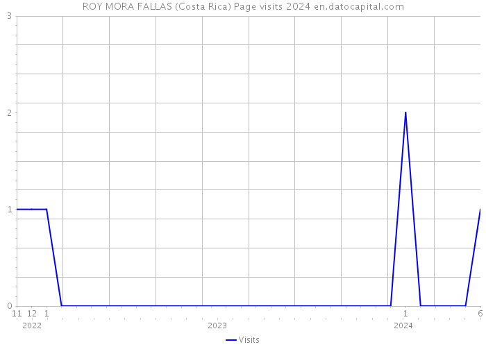 ROY MORA FALLAS (Costa Rica) Page visits 2024 