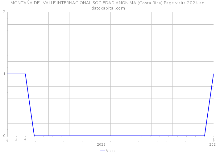 MONTAŃA DEL VALLE INTERNACIONAL SOCIEDAD ANONIMA (Costa Rica) Page visits 2024 