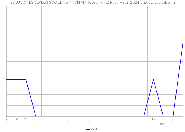 SOLUCIONES VERDES SOCIEDAD ANONIMA (Costa Rica) Page visits 2024 
