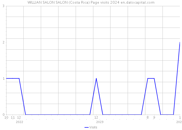 WILLIAN SALON SALON (Costa Rica) Page visits 2024 