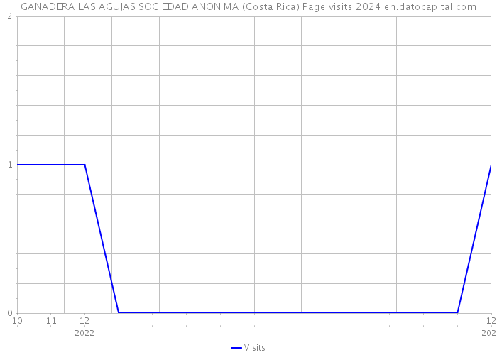 GANADERA LAS AGUJAS SOCIEDAD ANONIMA (Costa Rica) Page visits 2024 