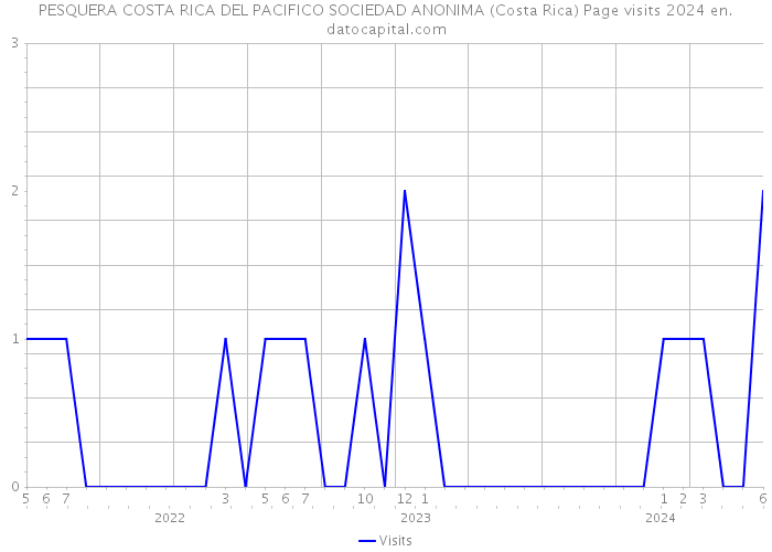 PESQUERA COSTA RICA DEL PACIFICO SOCIEDAD ANONIMA (Costa Rica) Page visits 2024 