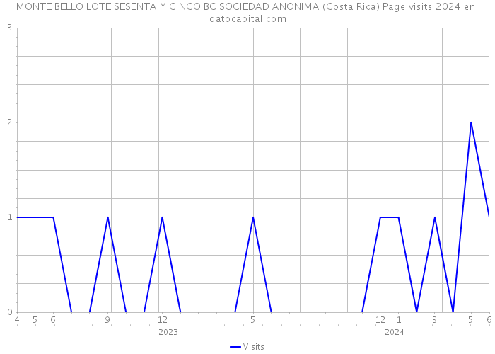 MONTE BELLO LOTE SESENTA Y CINCO BC SOCIEDAD ANONIMA (Costa Rica) Page visits 2024 