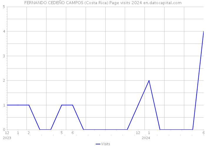 FERNANDO CEDEÑO CAMPOS (Costa Rica) Page visits 2024 