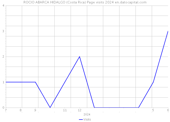 ROCIO ABARCA HIDALGO (Costa Rica) Page visits 2024 