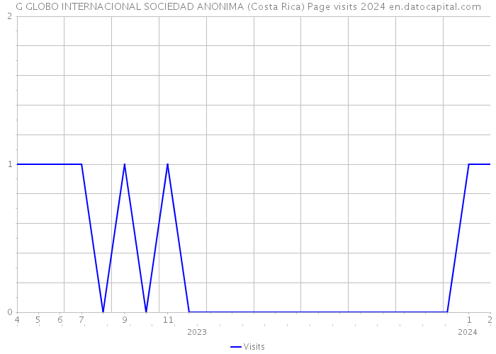 G GLOBO INTERNACIONAL SOCIEDAD ANONIMA (Costa Rica) Page visits 2024 