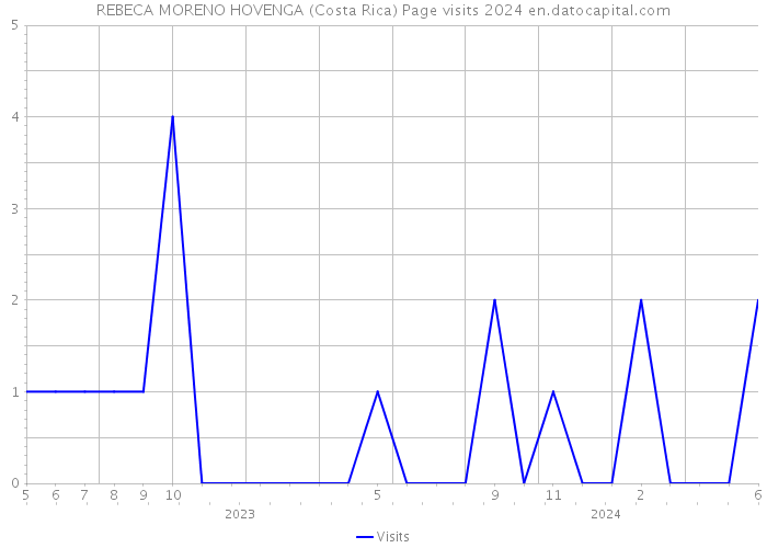 REBECA MORENO HOVENGA (Costa Rica) Page visits 2024 