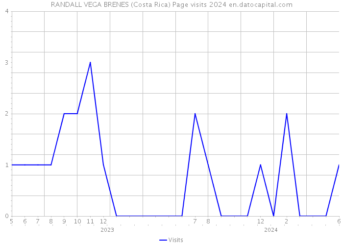 RANDALL VEGA BRENES (Costa Rica) Page visits 2024 