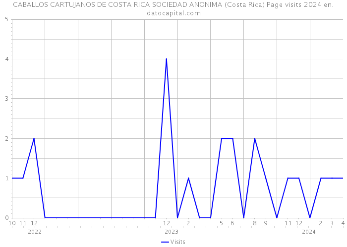 CABALLOS CARTUJANOS DE COSTA RICA SOCIEDAD ANONIMA (Costa Rica) Page visits 2024 