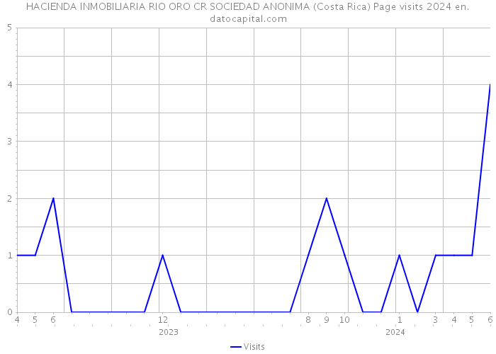 HACIENDA INMOBILIARIA RIO ORO CR SOCIEDAD ANONIMA (Costa Rica) Page visits 2024 