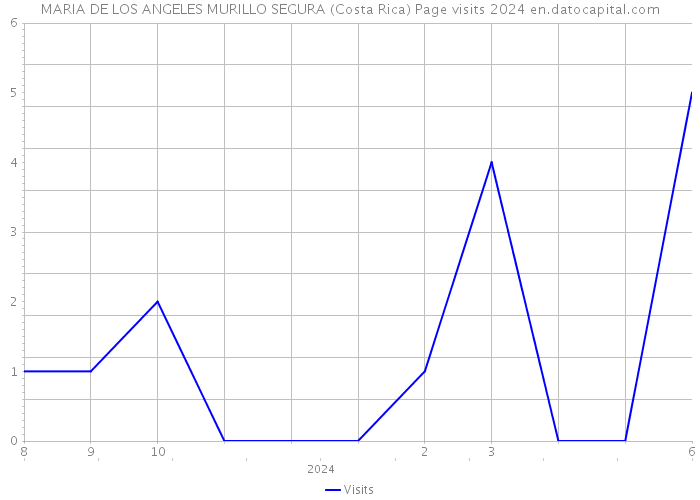 MARIA DE LOS ANGELES MURILLO SEGURA (Costa Rica) Page visits 2024 
