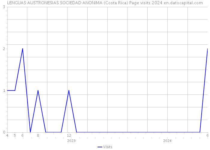 LENGUAS AUSTRONESIAS SOCIEDAD ANONIMA (Costa Rica) Page visits 2024 