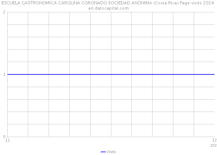 ESCUELA GASTRONOMICA CAROLINA CORONADO SOCIEDAD ANONIMA (Costa Rica) Page visits 2024 