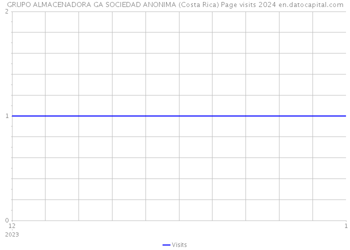 GRUPO ALMACENADORA GA SOCIEDAD ANONIMA (Costa Rica) Page visits 2024 