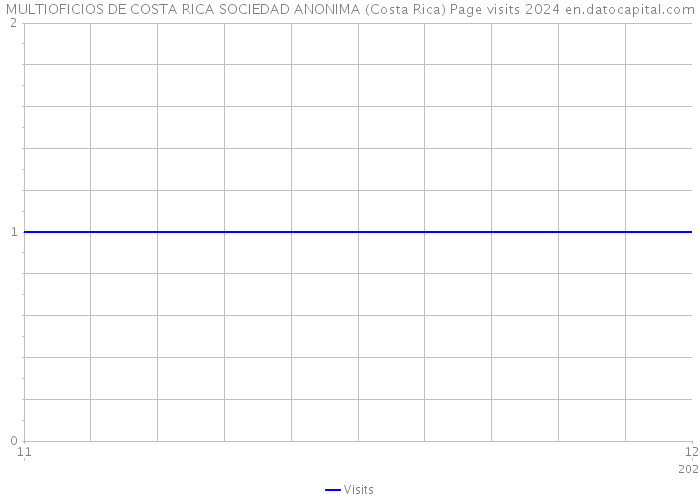 MULTIOFICIOS DE COSTA RICA SOCIEDAD ANONIMA (Costa Rica) Page visits 2024 