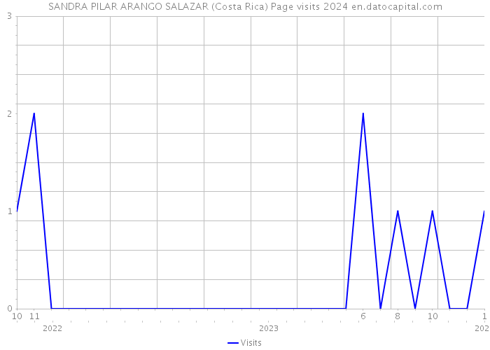 SANDRA PILAR ARANGO SALAZAR (Costa Rica) Page visits 2024 