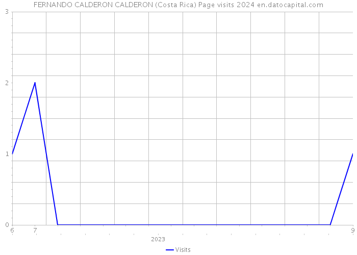 FERNANDO CALDERON CALDERON (Costa Rica) Page visits 2024 