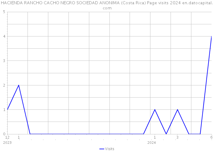 HACIENDA RANCHO CACHO NEGRO SOCIEDAD ANONIMA (Costa Rica) Page visits 2024 
