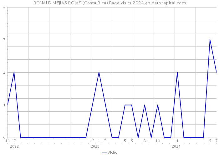 RONALD MEJIAS ROJAS (Costa Rica) Page visits 2024 
