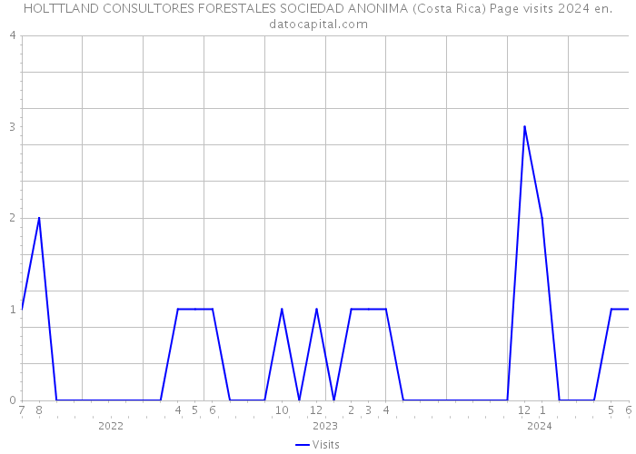 HOLTTLAND CONSULTORES FORESTALES SOCIEDAD ANONIMA (Costa Rica) Page visits 2024 