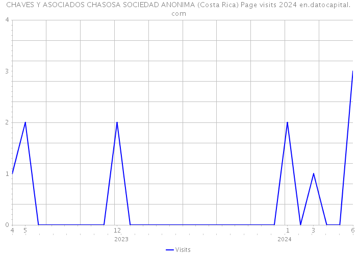CHAVES Y ASOCIADOS CHASOSA SOCIEDAD ANONIMA (Costa Rica) Page visits 2024 