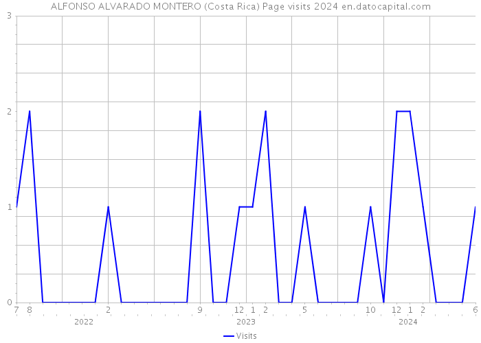 ALFONSO ALVARADO MONTERO (Costa Rica) Page visits 2024 