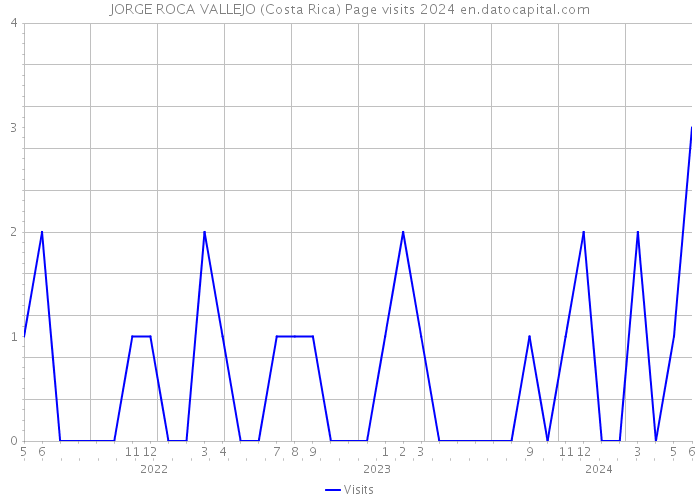 JORGE ROCA VALLEJO (Costa Rica) Page visits 2024 