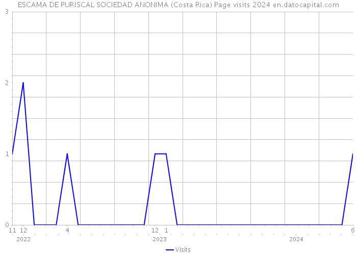 ESCAMA DE PURISCAL SOCIEDAD ANONIMA (Costa Rica) Page visits 2024 