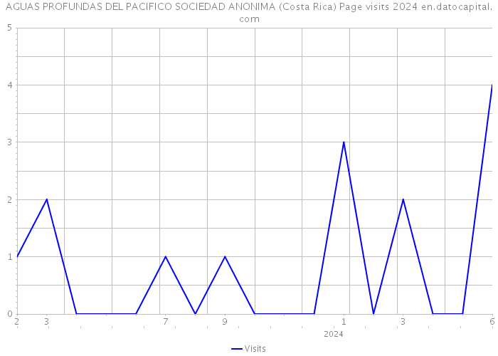 AGUAS PROFUNDAS DEL PACIFICO SOCIEDAD ANONIMA (Costa Rica) Page visits 2024 