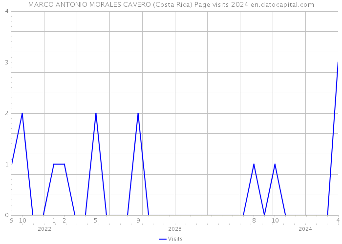 MARCO ANTONIO MORALES CAVERO (Costa Rica) Page visits 2024 