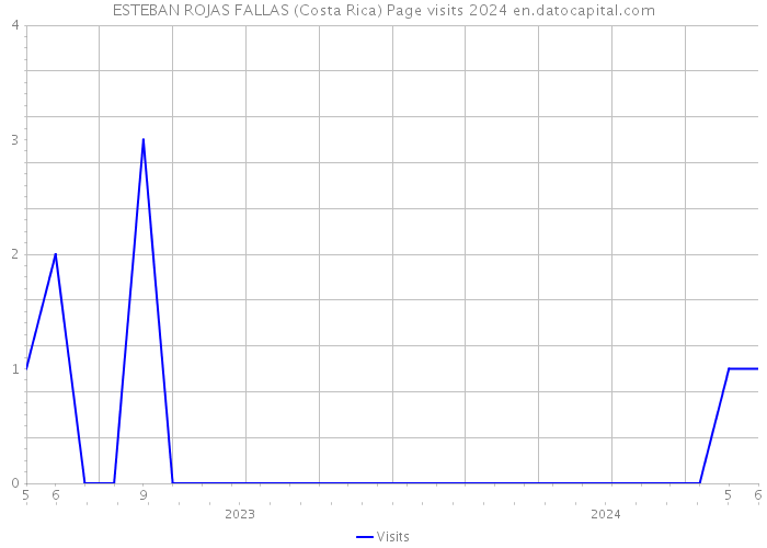 ESTEBAN ROJAS FALLAS (Costa Rica) Page visits 2024 