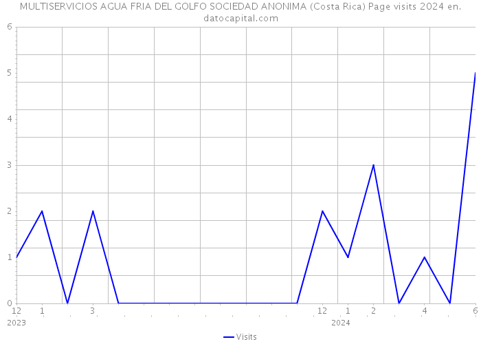 MULTISERVICIOS AGUA FRIA DEL GOLFO SOCIEDAD ANONIMA (Costa Rica) Page visits 2024 