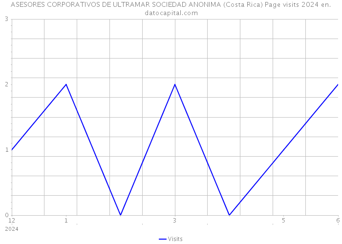 ASESORES CORPORATIVOS DE ULTRAMAR SOCIEDAD ANONIMA (Costa Rica) Page visits 2024 