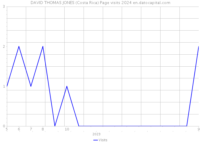 DAVID THOMAS JONES (Costa Rica) Page visits 2024 
