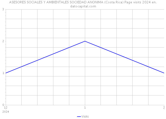 ASESORES SOCIALES Y AMBIENTALES SOCIEDAD ANONIMA (Costa Rica) Page visits 2024 