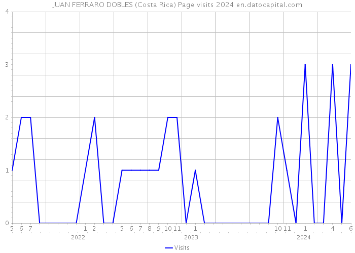 JUAN FERRARO DOBLES (Costa Rica) Page visits 2024 