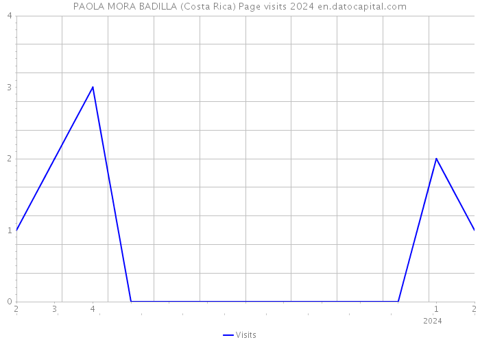 PAOLA MORA BADILLA (Costa Rica) Page visits 2024 