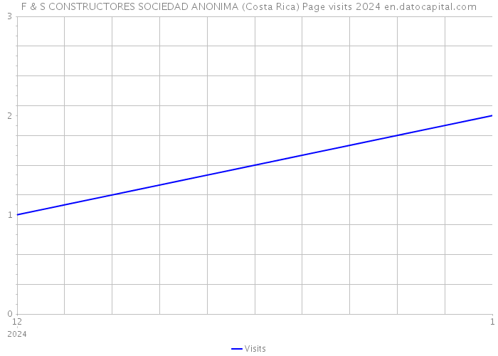 F & S CONSTRUCTORES SOCIEDAD ANONIMA (Costa Rica) Page visits 2024 