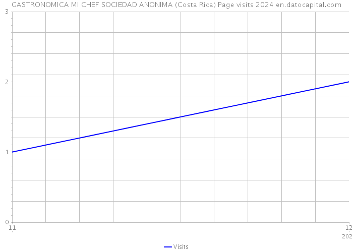 GASTRONOMICA MI CHEF SOCIEDAD ANONIMA (Costa Rica) Page visits 2024 