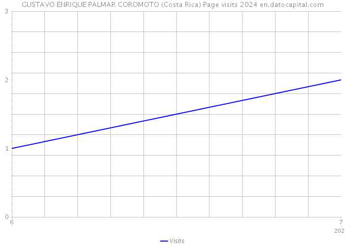 GUSTAVO ENRIQUE PALMAR COROMOTO (Costa Rica) Page visits 2024 
