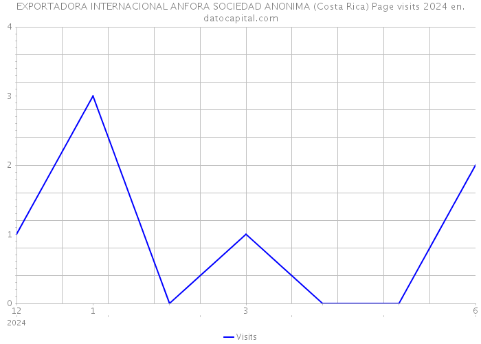 EXPORTADORA INTERNACIONAL ANFORA SOCIEDAD ANONIMA (Costa Rica) Page visits 2024 