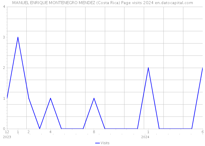 MANUEL ENRIQUE MONTENEGRO MENDEZ (Costa Rica) Page visits 2024 