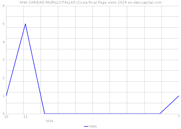 ANA CARIDAD MURILLO FALLAS (Costa Rica) Page visits 2024 