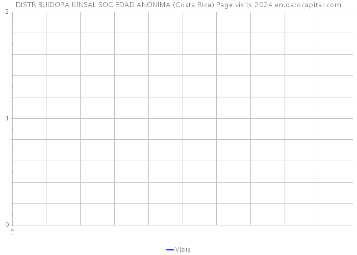DISTRIBUIDORA KINSAL SOCIEDAD ANONIMA (Costa Rica) Page visits 2024 