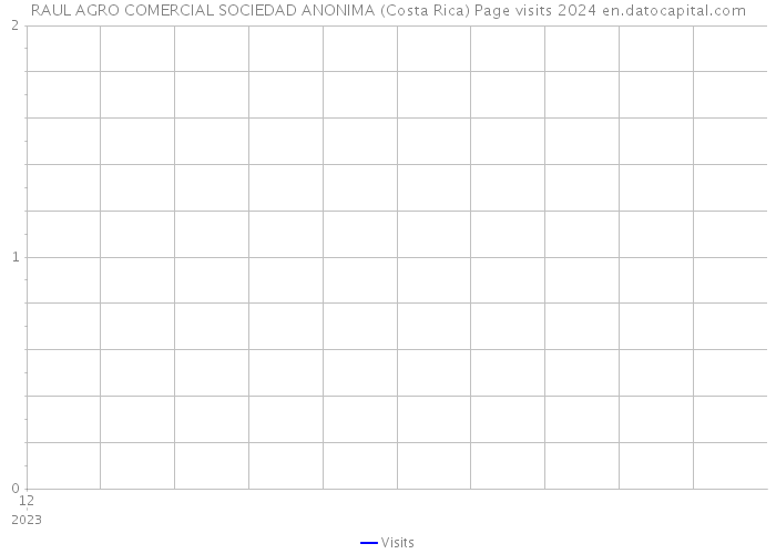 RAUL AGRO COMERCIAL SOCIEDAD ANONIMA (Costa Rica) Page visits 2024 