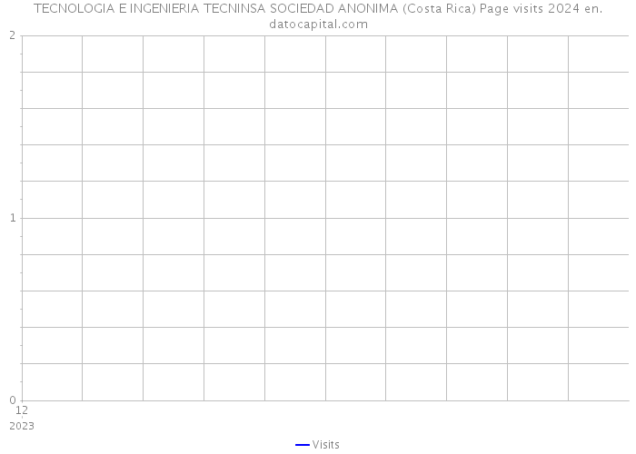 TECNOLOGIA E INGENIERIA TECNINSA SOCIEDAD ANONIMA (Costa Rica) Page visits 2024 