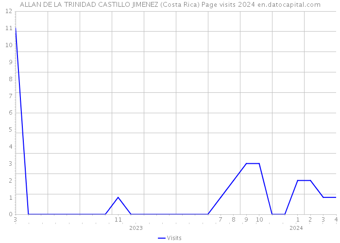ALLAN DE LA TRINIDAD CASTILLO JIMENEZ (Costa Rica) Page visits 2024 