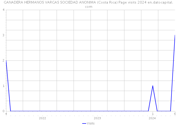 GANADERA HERMANOS VARGAS SOCIEDAD ANONIMA (Costa Rica) Page visits 2024 