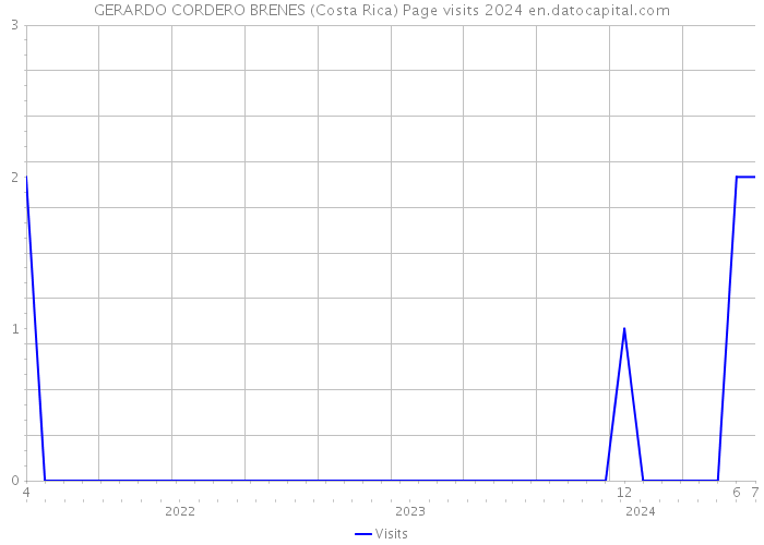 GERARDO CORDERO BRENES (Costa Rica) Page visits 2024 