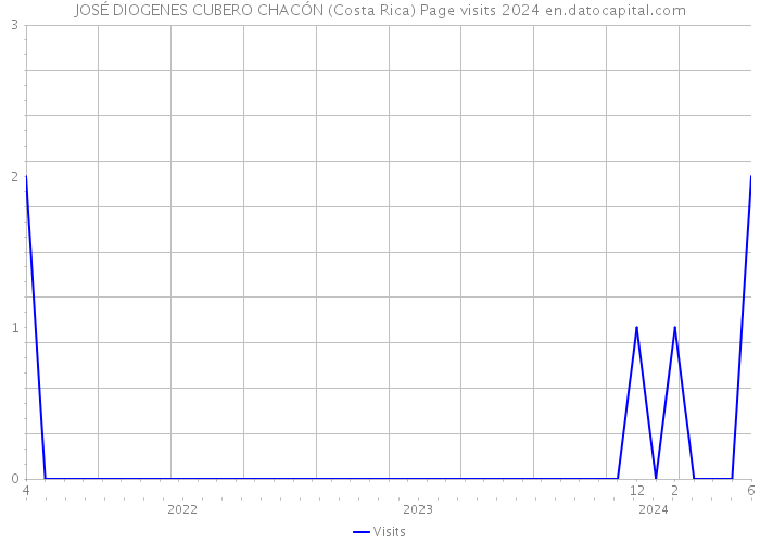 JOSÉ DIOGENES CUBERO CHACÓN (Costa Rica) Page visits 2024 